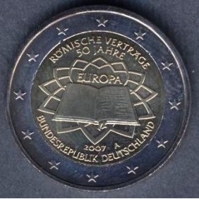 GERMANY 2 Euro 2007 G 50Th...