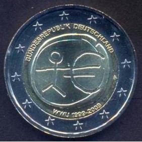 GERMANY 2 Euro 2009 F 10Th...