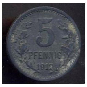 GERMANY EMPIRE 5 Pfennig...