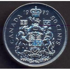 CANADA 50 Cents 1979 UNC