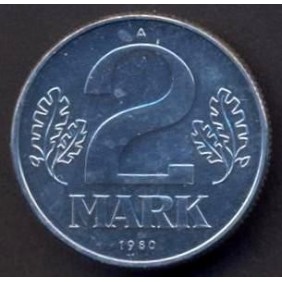 DDR 2 Mark 1980 Proof