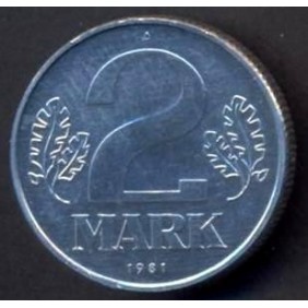 DDR 2 Mark 1981 Proof