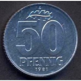 DDR 50 Pfennig 1981 Proof
