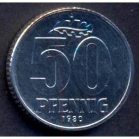 DDR 50 Pfennig 1980 Proof