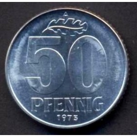 DDR 50 Pfennig 1973 UNC
