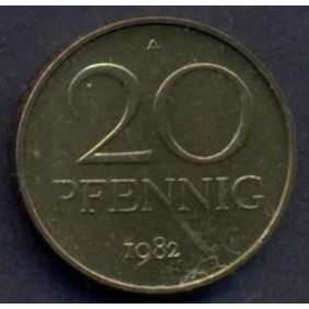 DDR 20 Pfennig 1982 Proof