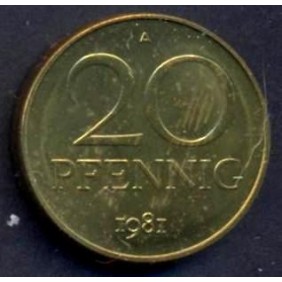 DDR 20 Pfennig 1981 Proof