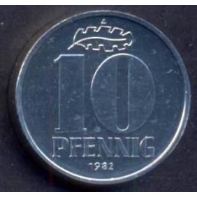 DDR 10 Pfennig 1982 Proof