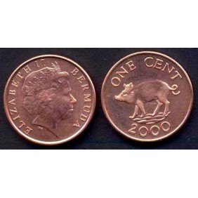 BERMUDA 1 Cent 2000