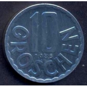 AUSTRIA 10 Groschen 1985 Proof