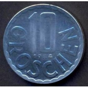 AUSTRIA 10 Groschen 1984 Proof