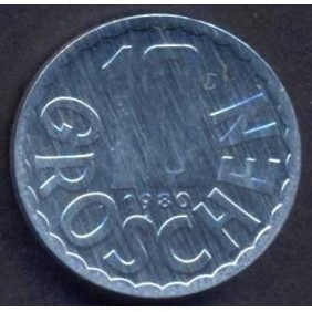 AUSTRIA 10 Groschen 1980 Proof