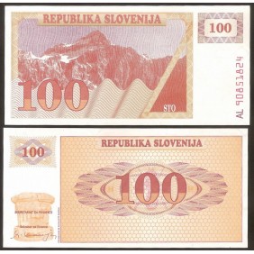 SLOVENIA 100 Tolarjev 1990
