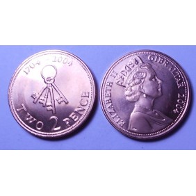 GIBRALTAR 2 Pence 2004...