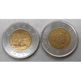 CANADA 2 Dollars 2010...