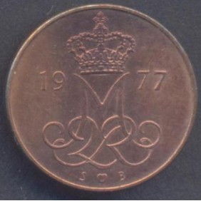 DENMARK 5 Ore 1977