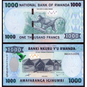 RWANDA 1000 Francs 2015