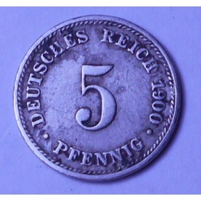 GERMANY EMPIRE 5 Pfennig...