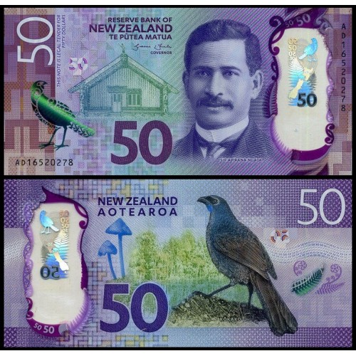 NEW ZEALAND 50 Dollars 2016...