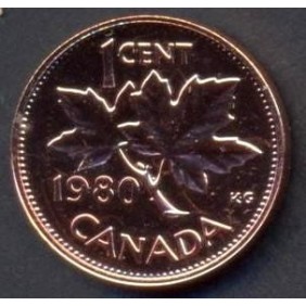 CANADA 1 Cent 1980