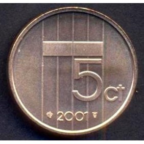 NETHERLANDS 5 Cents 2001