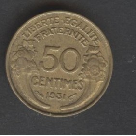 FRANCE 50 Centimes 1931