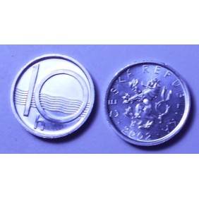 CZECH REPUBLIC 10 Haleru 2002