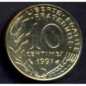 FRANCE 10 Centimes 1997