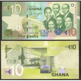 GHANA 10 Cedis 2015