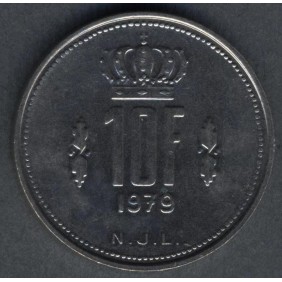 LUXEMBOURG 10 Francs 1979