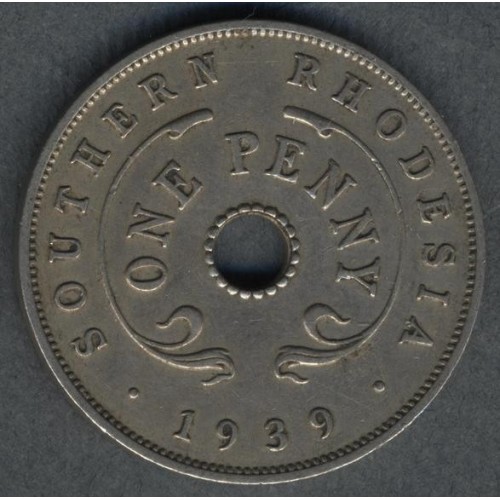 SOUTHERN RHODESIA 1 Penny 1939