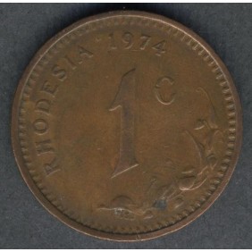 RHODESIA 1 Cent 1974