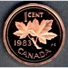 CANADA 1 Cent 1983 Proof
