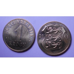 ESTONIA 1 Kroon 2003