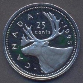 CANADA 25 Cents 1995 PROOF