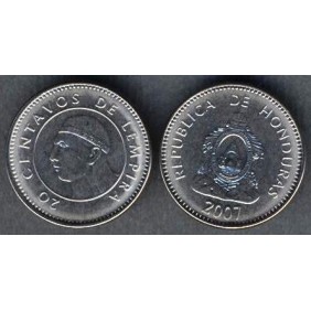 HONDURAS 20 Centavos 2007