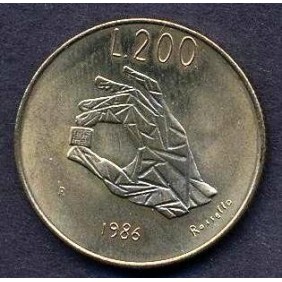 SAN MARINO 200 Lire 1986