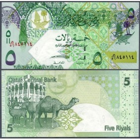 QATAR 5 Riyals 2008