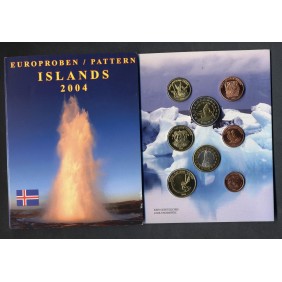ICELAND Set coins 2004 Euro...