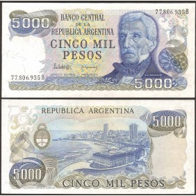 ARGENTINA 5000 Pesos 1977