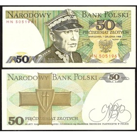 POLAND 50 Zlotych 1988