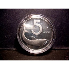 5 Lire 2001 Proof