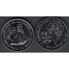 PORTUGAL 200 Escudos 1997...