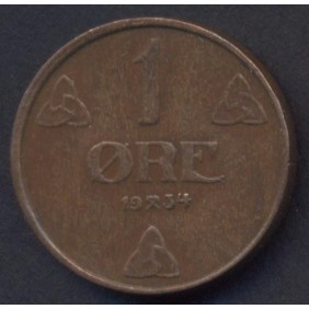 NORWAY 1 Ore 1934