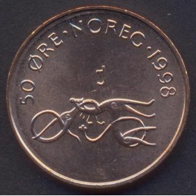 NORWAY 50 Ore 1998