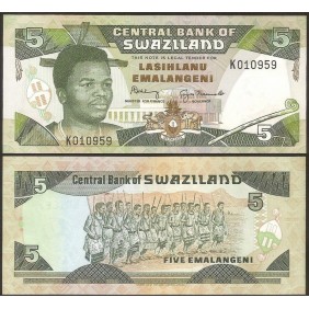 SWAZILAND 5 Emalangeni 1994