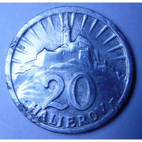 SLOVAKIA 20 Halierov 1942