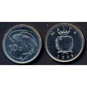 MALTA 10 Cents 1998