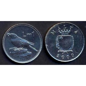 MALTA 1 Lira 2000