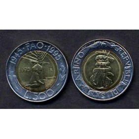 SAN MARINO 500 Lire 1995 FAO